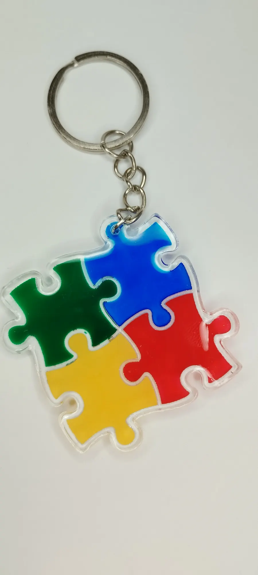 Chaveiros Personalizados em Resina Epóxi com tema Autismo