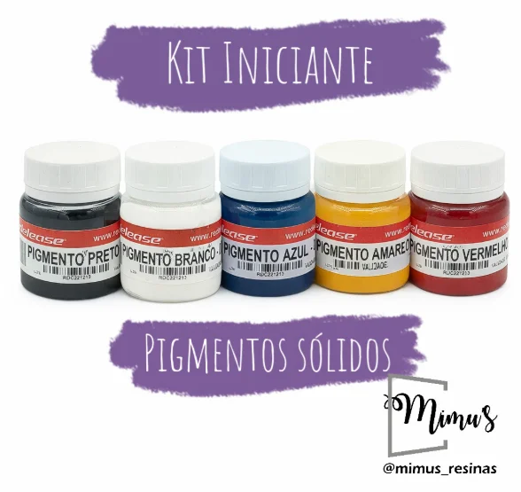 Kit de Pigmentos Cores Primárias